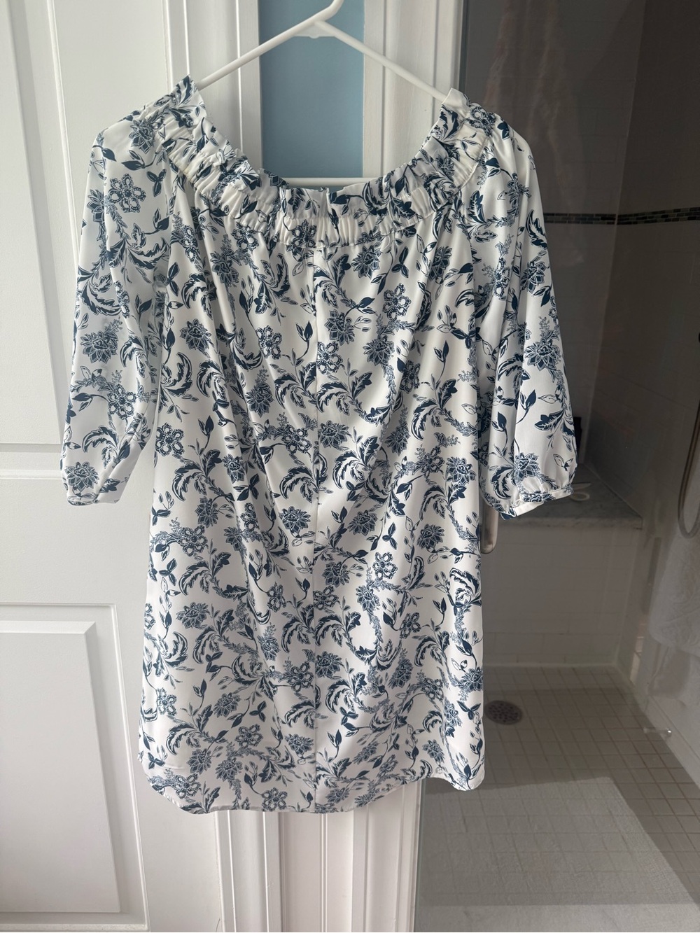 Banana Republic Off Shoulder Floral Shift Dress Size 2